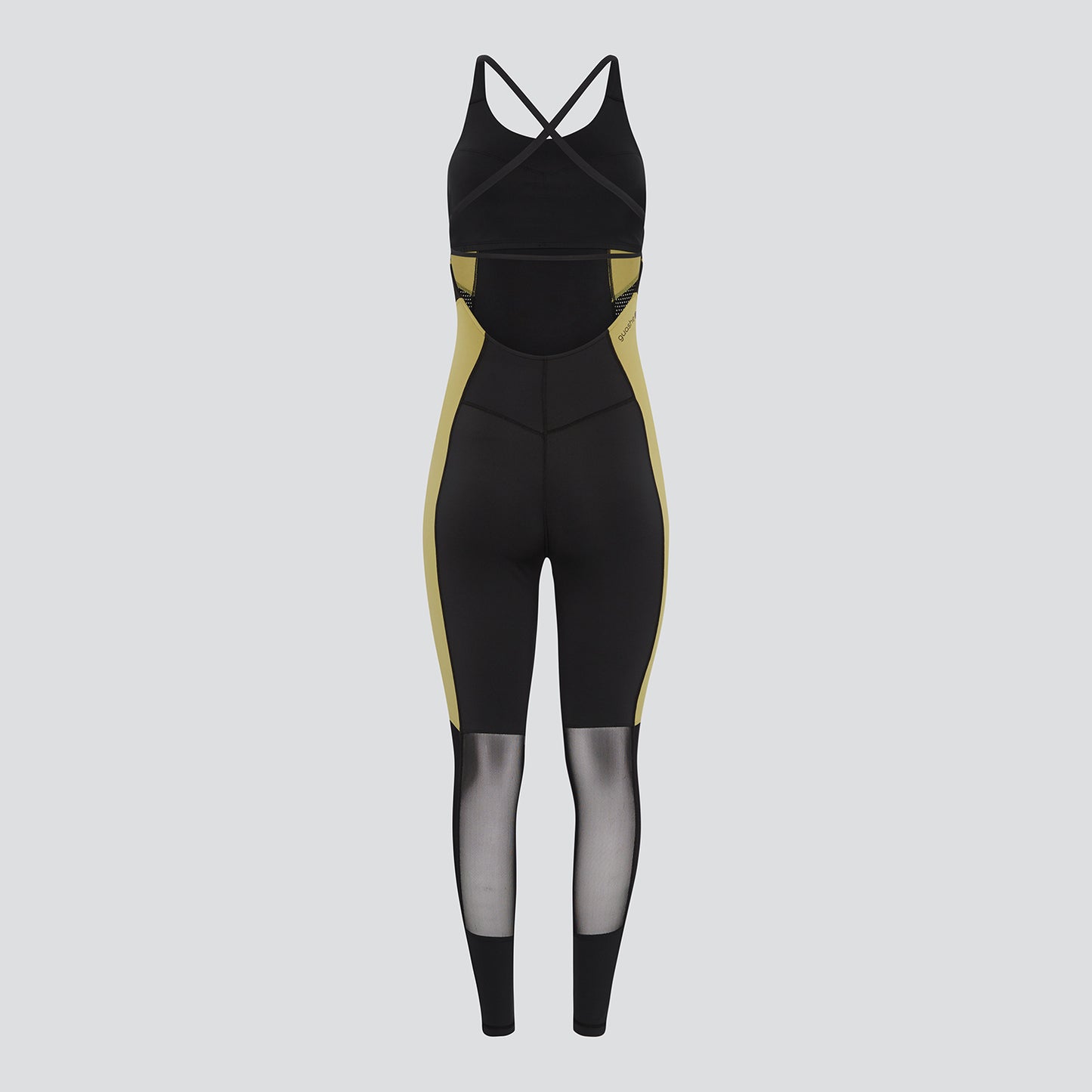 Sustainable Long Unitard with mesh