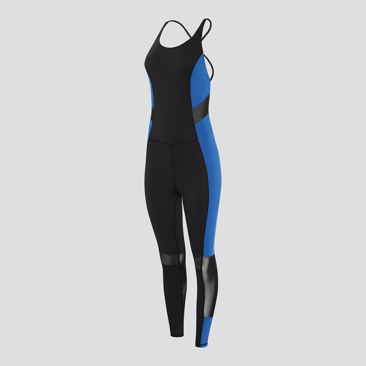 Sustainable Long Unitard with mesh